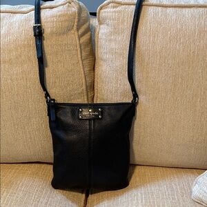 Kate Spade Black Leather Crossbody Bag